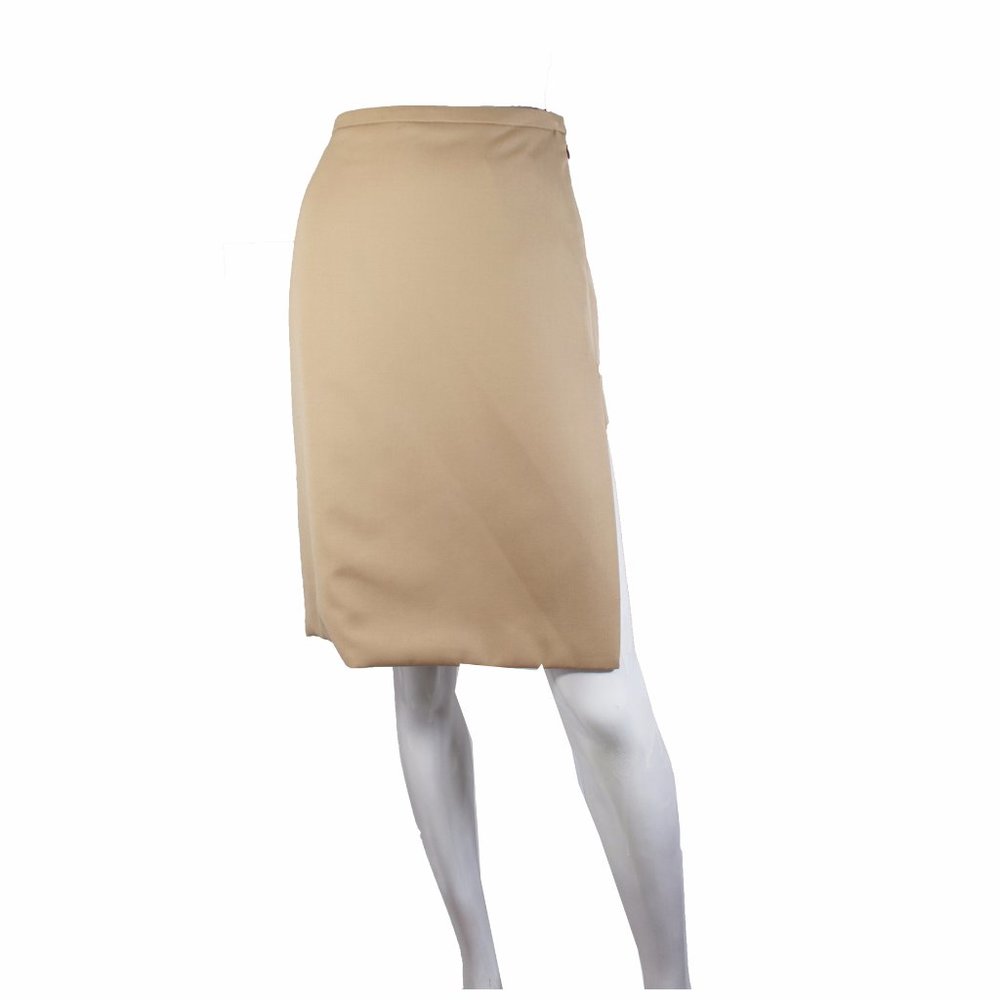 NEW ISTANTE VERSACE WOOL SKIRT SIDE SLIT 42IT 8
